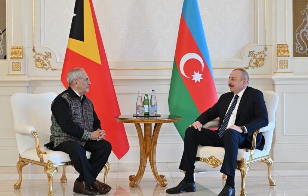 President Ilham Aliyev met with President of Timor-Leste José Ramos-Horta VIDEO
