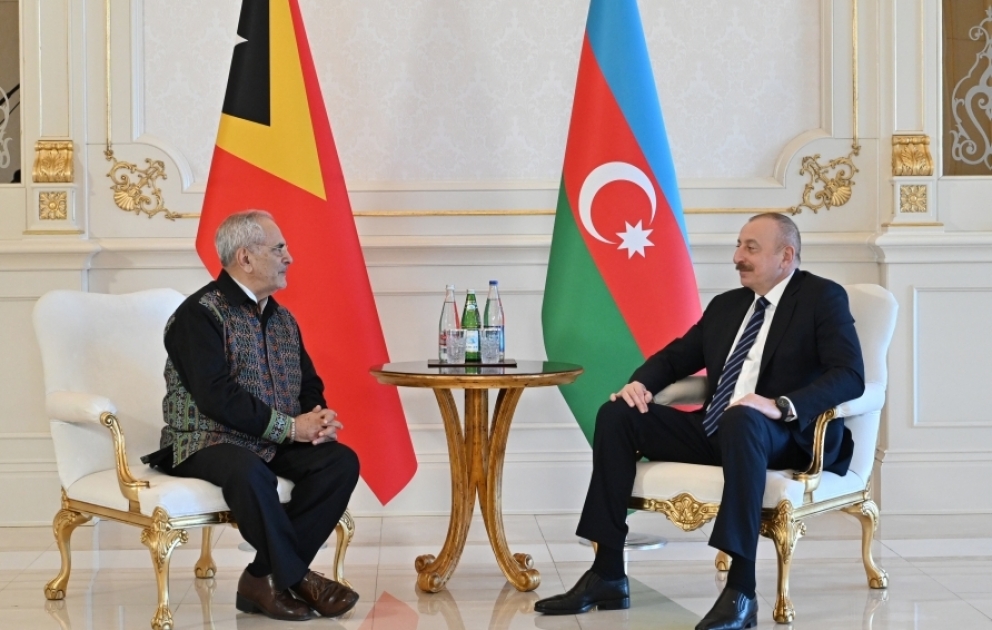 Präsident Ilham Aliyev trifft Präsident der Demokratischen Republik Timor-Leste AKTUALISIERT VIDEO