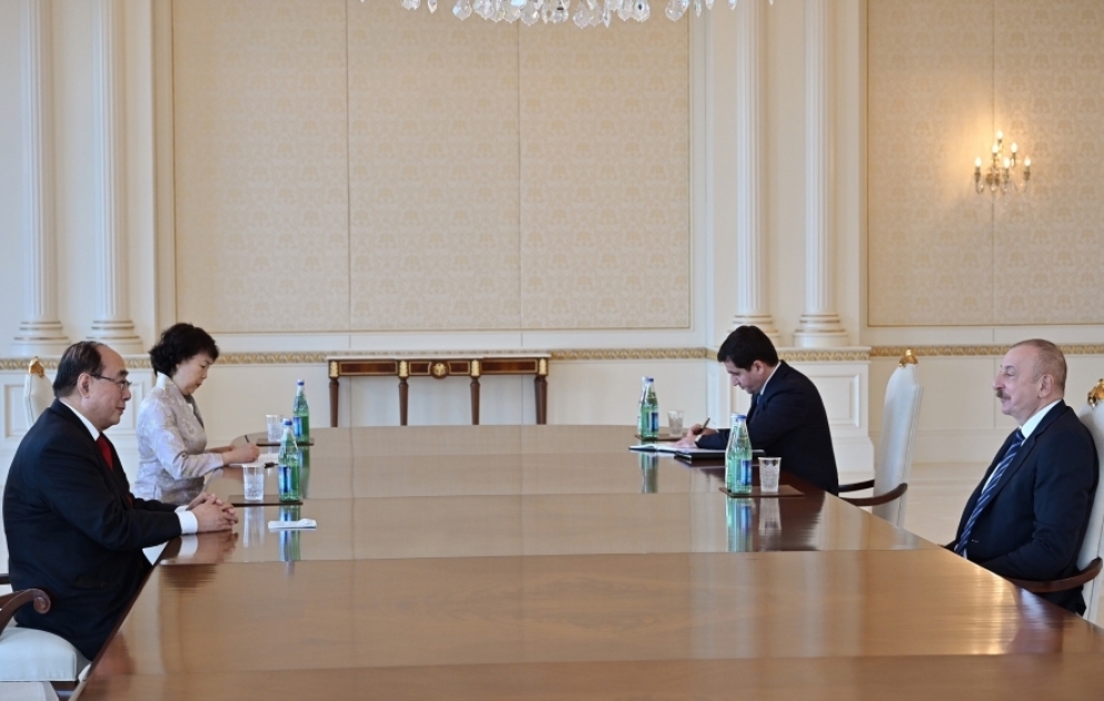 President Ilham Aliyev received Special Representative of Chinese Government on European Affairs VIDEO
