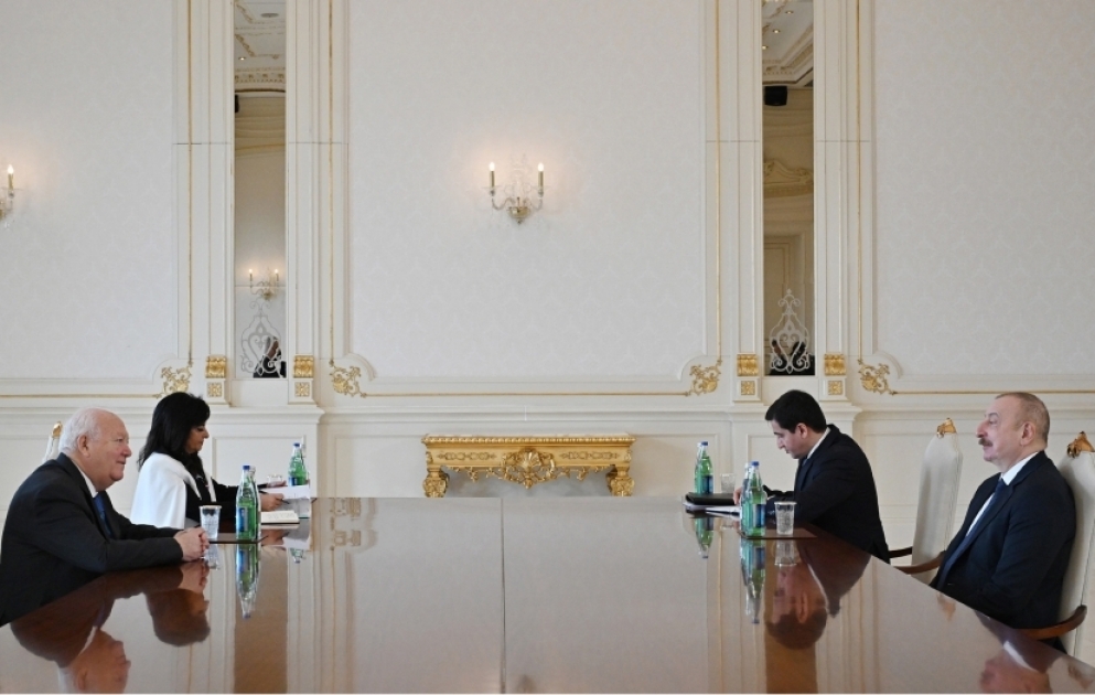 President Ilham Aliyev received High Representative for United Nations Alliance of Civilizations VIDEO