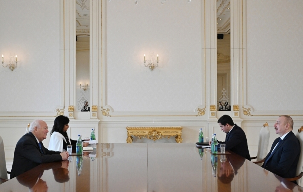 Le président azerbaïdjanais reçoit le Haut-Représentant de l’ONU pour l’Alliance des civilisations  MIS A JOUR VIDEO