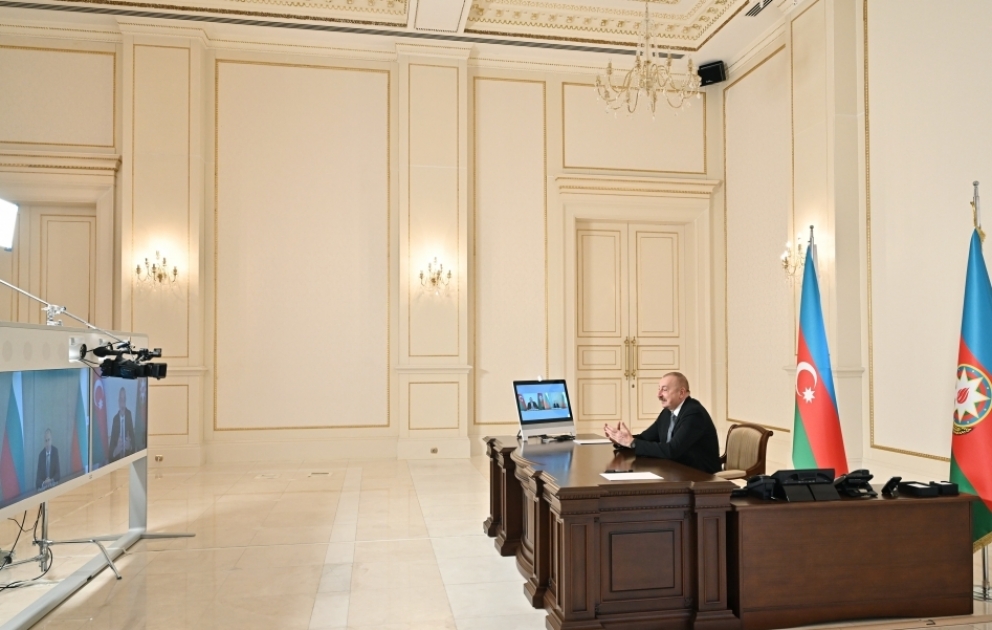 President Ilham Aliyev met with President of Bulgaria Rumen Radev in format of video conference VIDEO