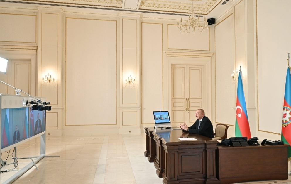 Präsident Ilham Aliyev trifft sich mit seinem bulgarischen Amtskollegen Rumen Radev im Videokonferenz-Format AKTUALISIERT VIDEO