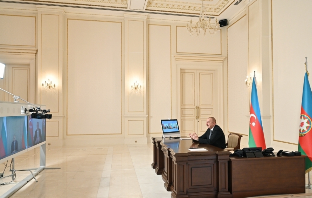 Le président azerbaïdjanais s’entretient avec son homologue bulgare par visioconférence  MIS A JOUR VIDEO