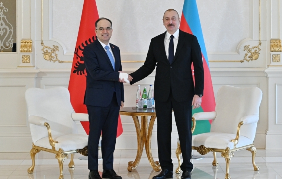 Президент Азербайджана Ильхам Алиев встретился с Президентом Албании Байрамом Бегаем  ОБНОВЛЕНО ВИДЕО