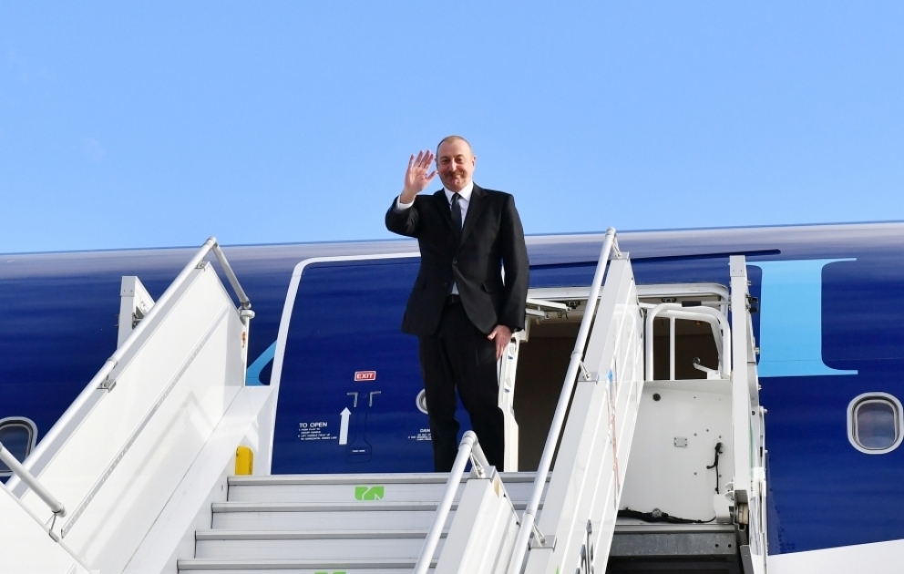 Präsident Ilham Aliyev beendet seinen Arbeitsbesuch in Deutschland VIDEO