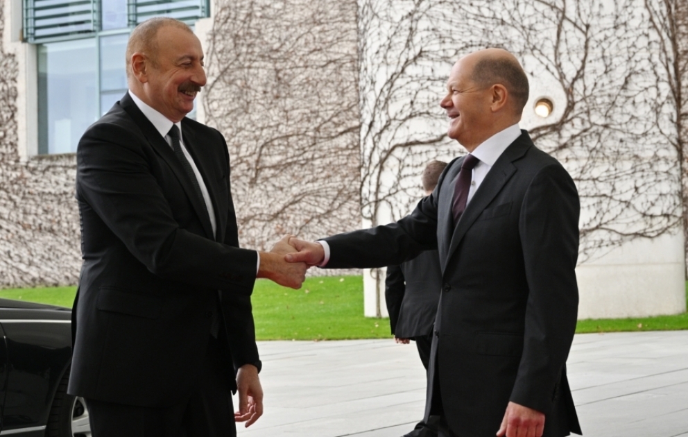 Berlin : le président azerbaïdjanais et le chancelier allemand se sont entretenus en tête-à-tête  MIS A JOUR VIDEO