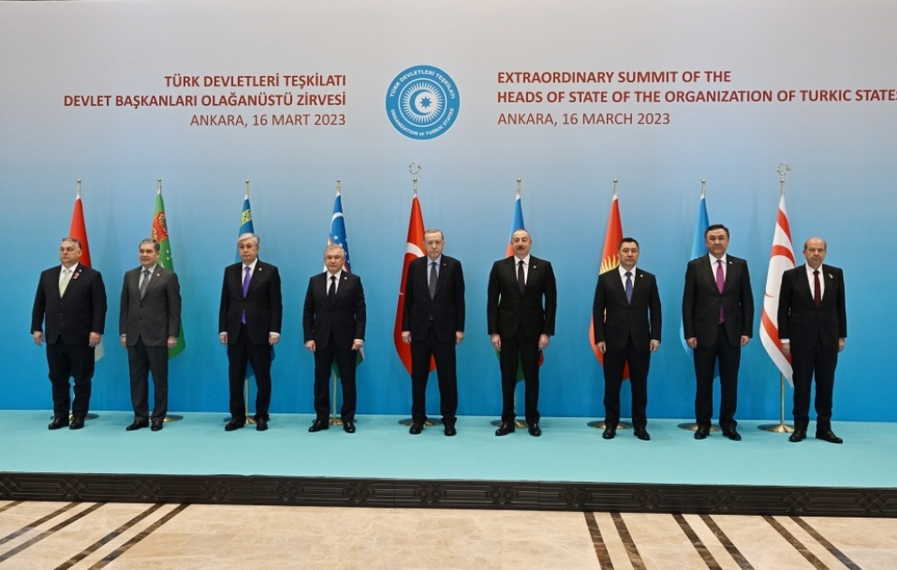 Ankarada Türk Dövlətləri Təşkilatının Dövlət Başçılarının Fövqəladə Zirvə görüşü keçirilib  Azərbaycan Prezidenti İlham Əliyev Zirvə görüşündə iştirak edib YENİLƏNİB 3 VİDEO