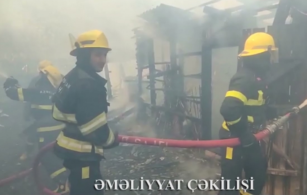 FHN: Qeyri-iş günləri ərzində 373 halda yanğına çıxış olub VİDEO