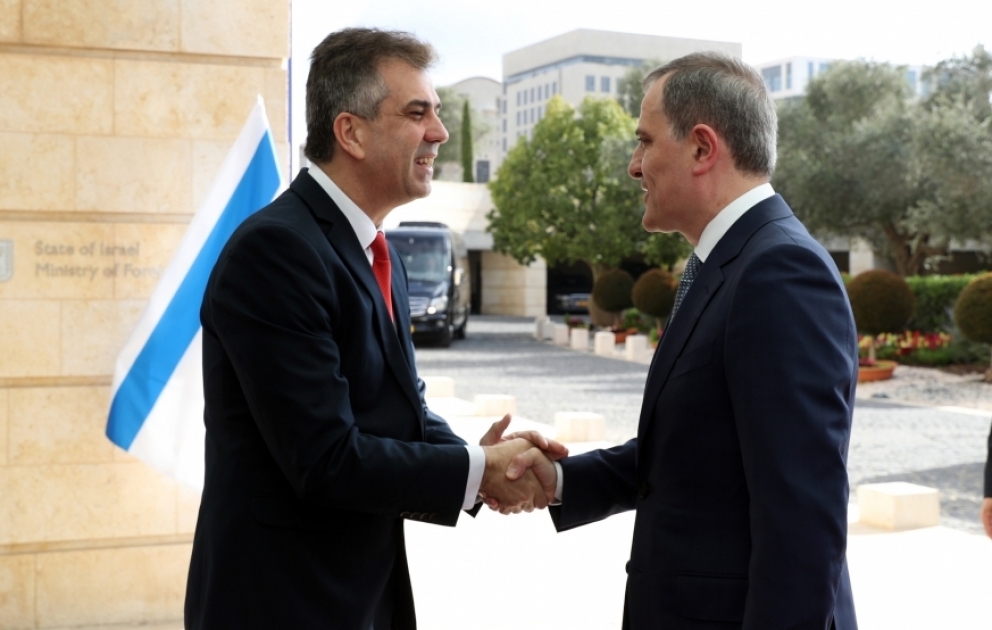 Azərbaycanın və İsrailin XİN rəhbərlərinin Yerusəlimdə görüşü keçirilir VİDEO