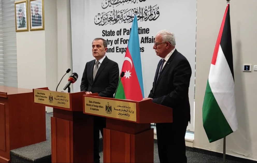 Ceyhun Bayramov: Fələstində nümayəndəliyin açılması əməkdaşlığı yeni mərhələyə çıxaracaq VİDEO