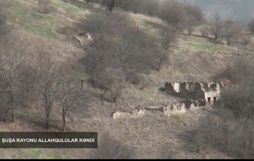 Şuşa istiqamətində əməliyyatdan sonra nəzarətimizə keçən kəndlərin görüntüləri yayımlanıb VİDEO