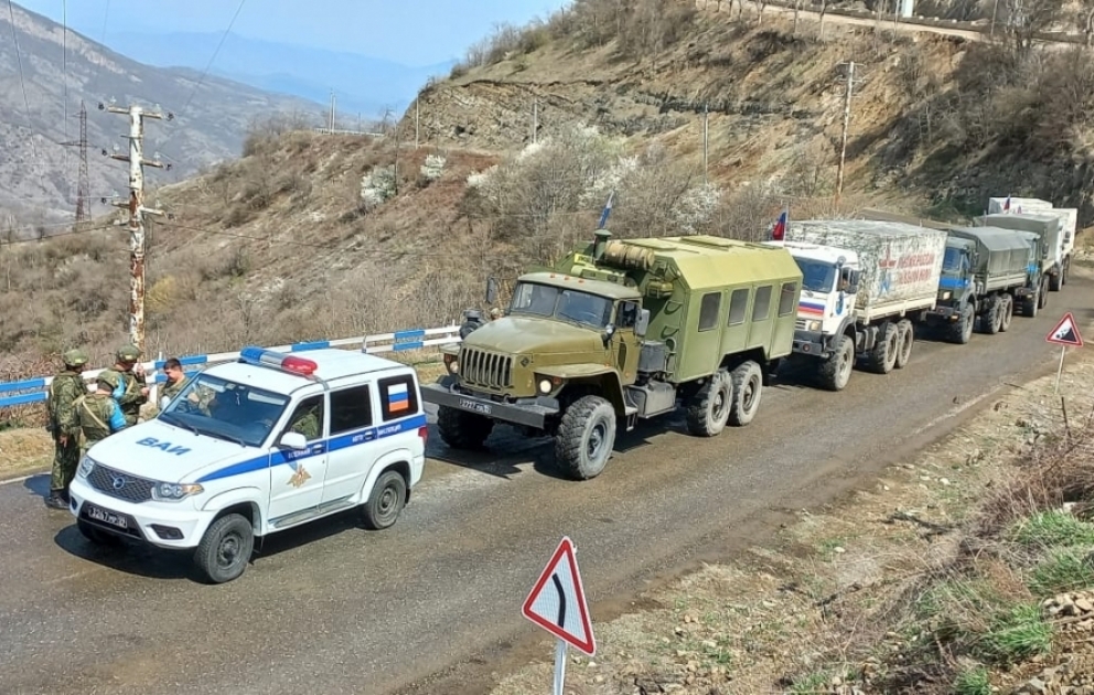 Автоколонна миротворцев беспрепятственно проехала по территории проведения акции ВИДЕО