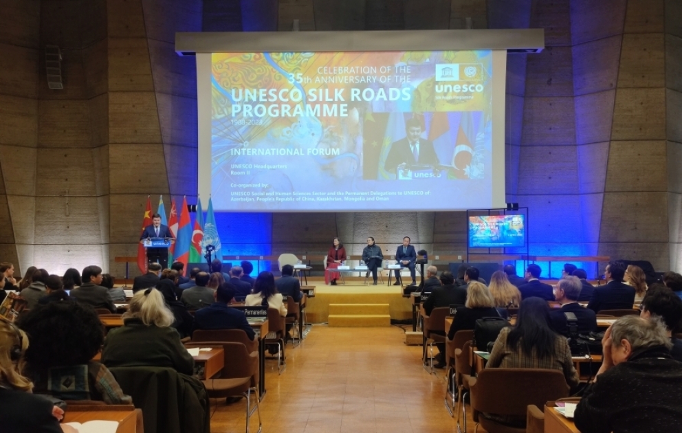 UNESCO: “İpək Yolu-35” Forumunda Azərbaycanın İpək yolunun inkişafına verdiyi töhfələrdən danışılıb VİDEO