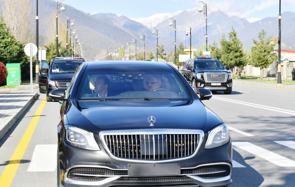 Prime Minister of Georgia toured city of Gabala VIDEO