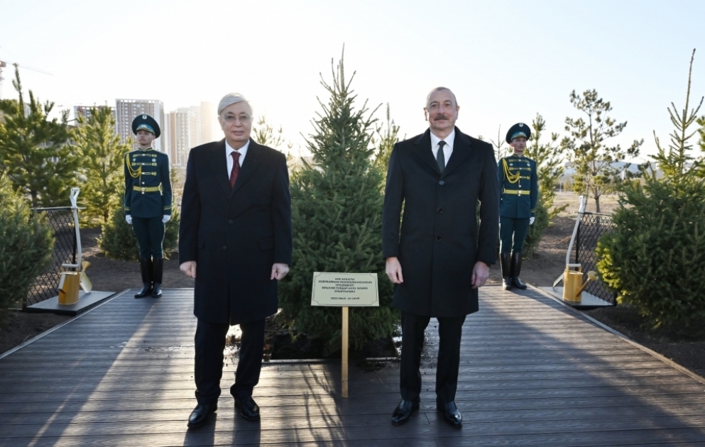 Heydar Aliyev Street was inaugurated in Astana VIDEO