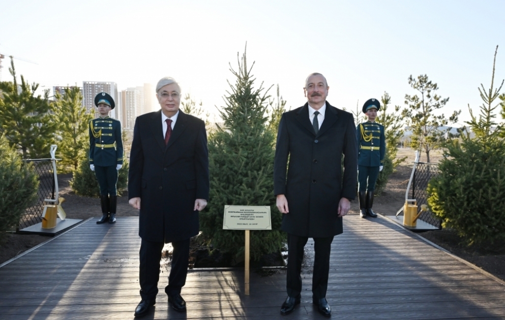 Heydar Aliyev-Straße in Astana eingeweiht VIDEO