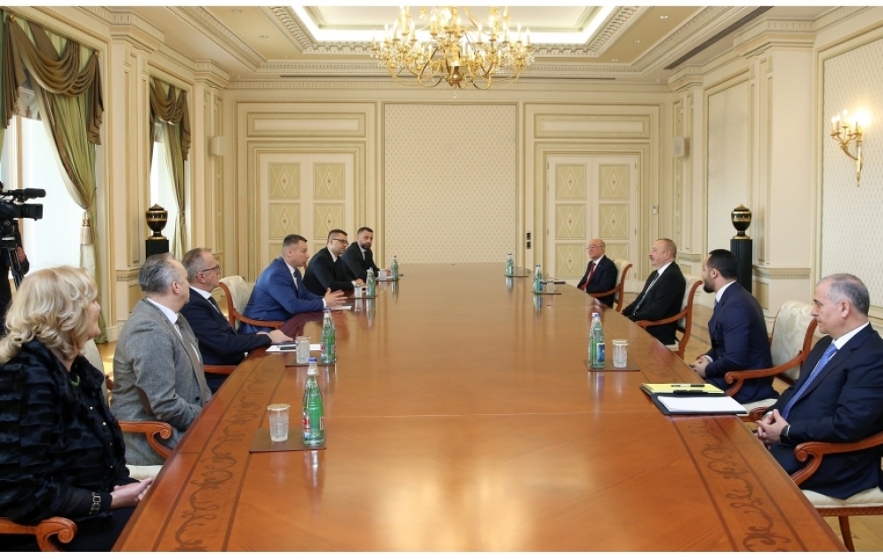 Le président azerbaïdjanais reçoit une délégation menée par le ministre de la Sécurité de Bosnie-Herzégovine VIDEO