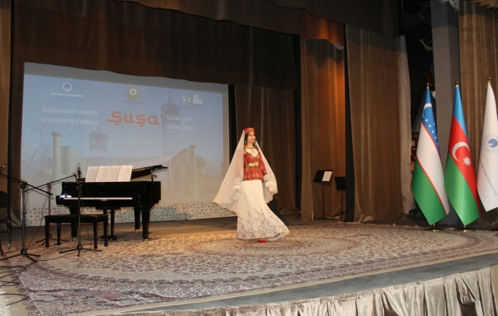 Özbəkistanda “Şuşa günləri” çərçivəsində Qarabağa məxsus geyimlərdən ibarət sərgi açılıb VİDEO