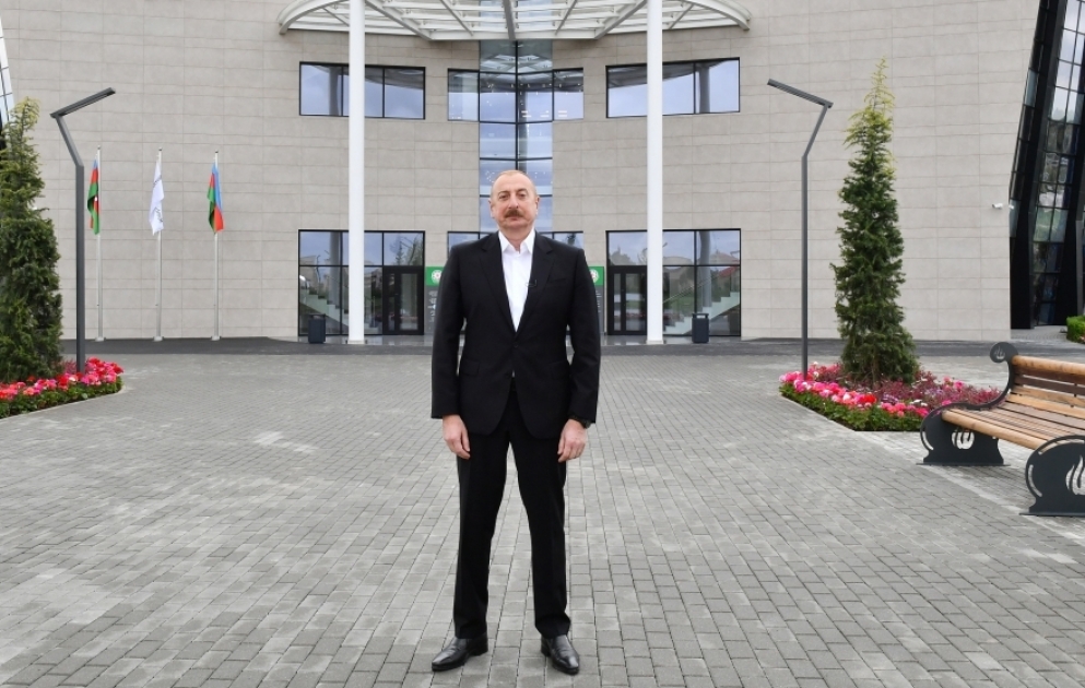 Prezident İlham Əliyev Salyan şəhərində Azərbaycan Televiziyasına müsahibə verib VİDEO