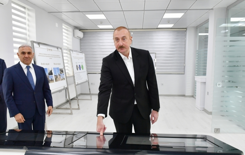 Prezident İlham Əliyev “Azərişıq” ASC-nin Salyan Rəqəmsal İdarəetmə Mərkəzinin açılışını edib YENİLƏNİB VİDEO