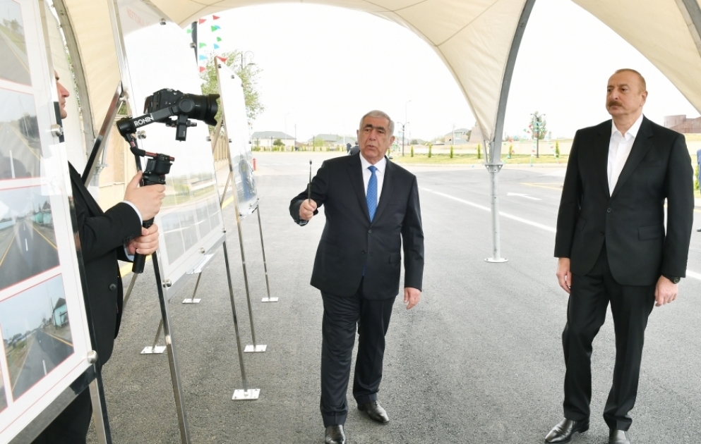 L’autoroute Neftchala-Kurkend-Maïak n°2 rouverte après la reconstruction à Neftchala  VIDEO