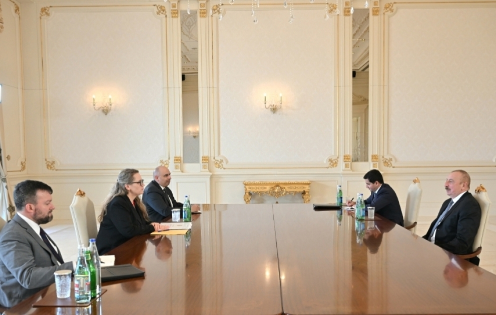 President Ilham Aliyev received US Deputy Assistant Secretary of State VIDEO