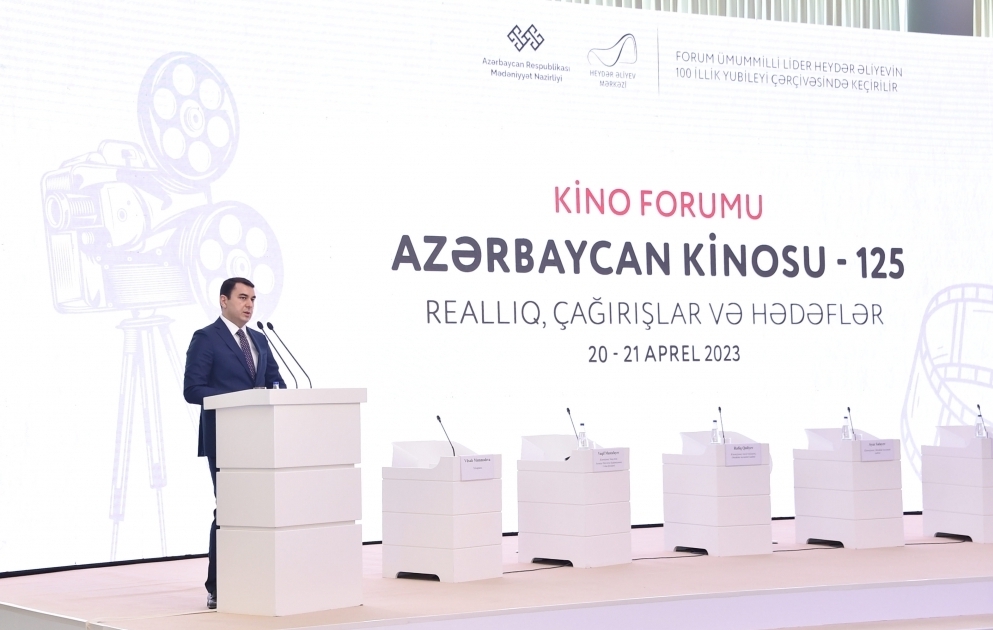 Bakıda “Azərbaycan Kinosu – 125. Reallıq, çağırışlar və hədəflər” mövzusunda Kino Forumu işə başlayıb -YENİLƏNİB VİDEO