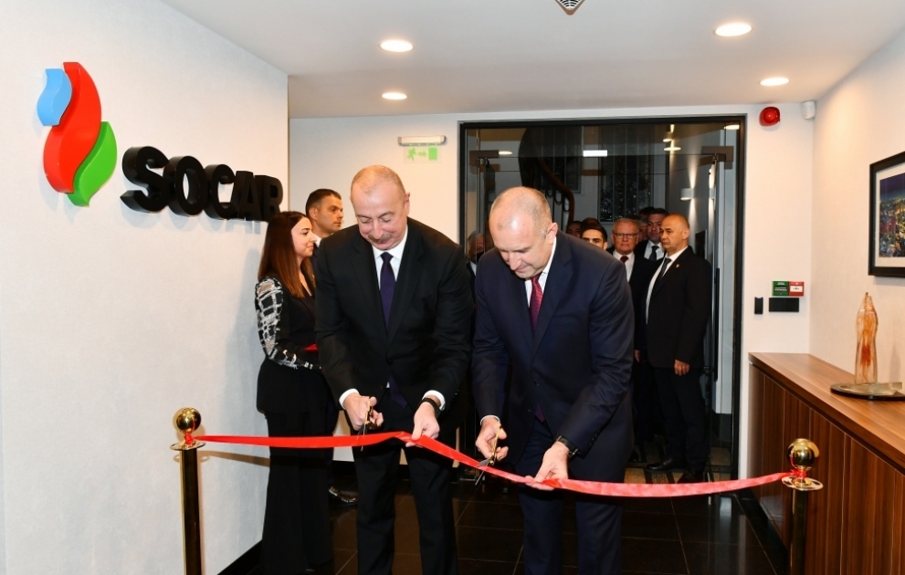 SOCAR’s Bulgaria office opened in Sofia President of Azerbaijan Ilham Aliyev and President of Bulgaria Rumen Radev attended the opening ceremony VIDEO