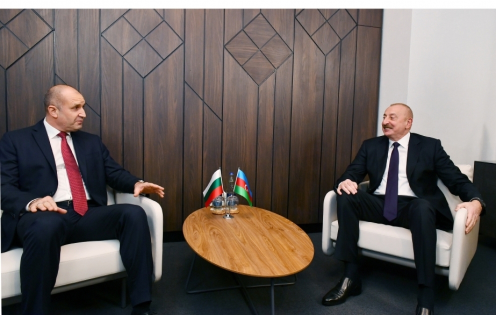 President Ilham Aliyev held one-on-one meeting with President of Bulgaria Rumen Radev