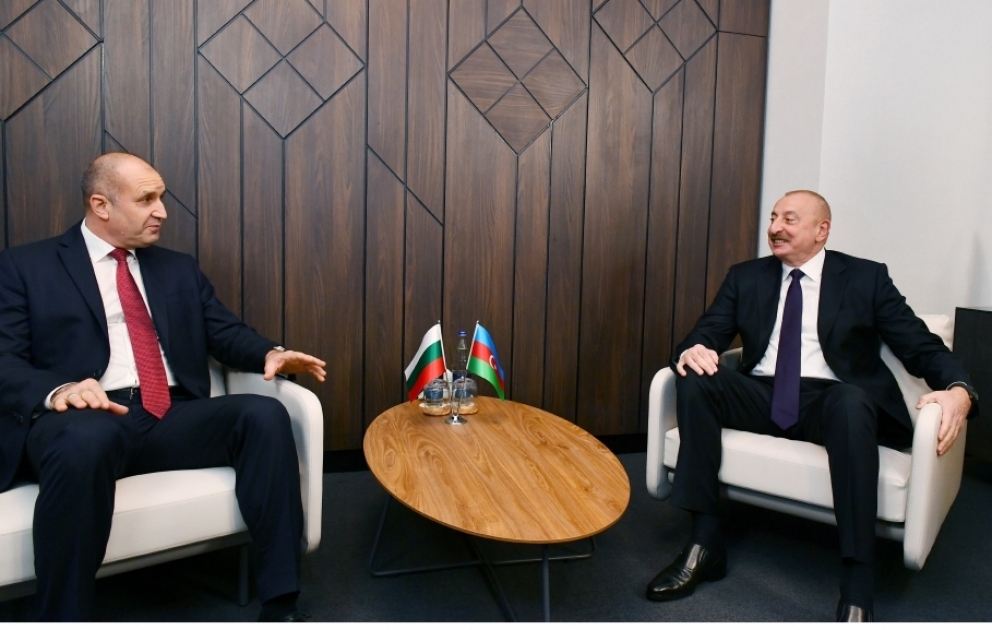 Le président azerbaïdjanais s’entretient en tête-à-tête avec son homologue bulgare  MIS A JOUR VIDEO