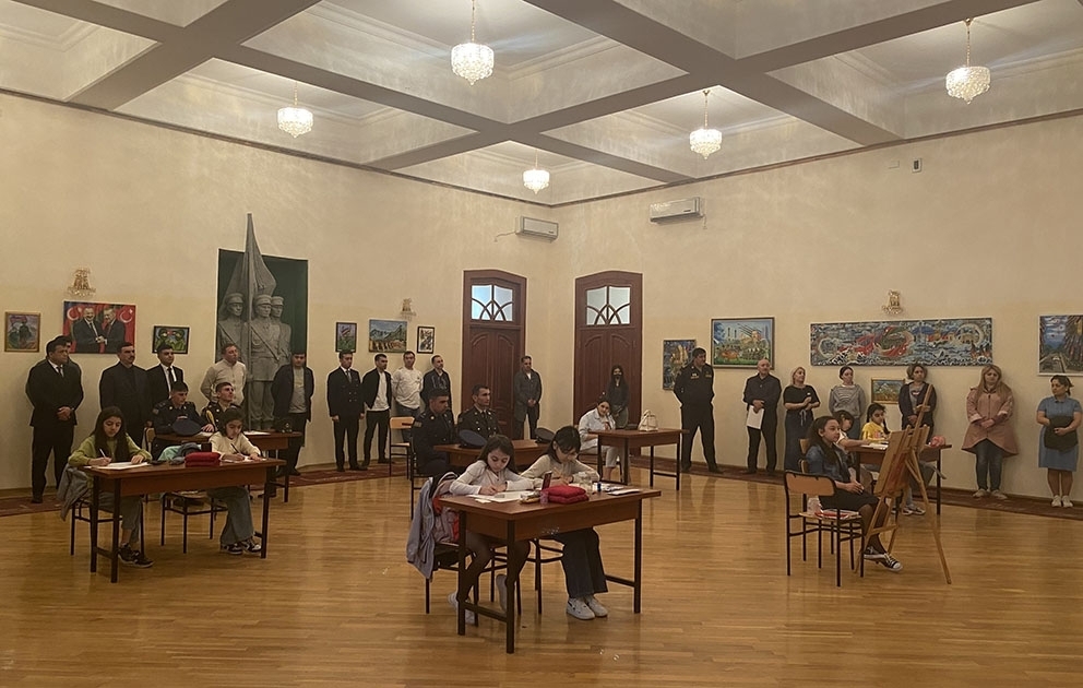 “Heydər Əliyev İli” çərçivəsində hərbi-vətənpərvərlik mövzusunda tədbirlər keçirilir VİDEO
