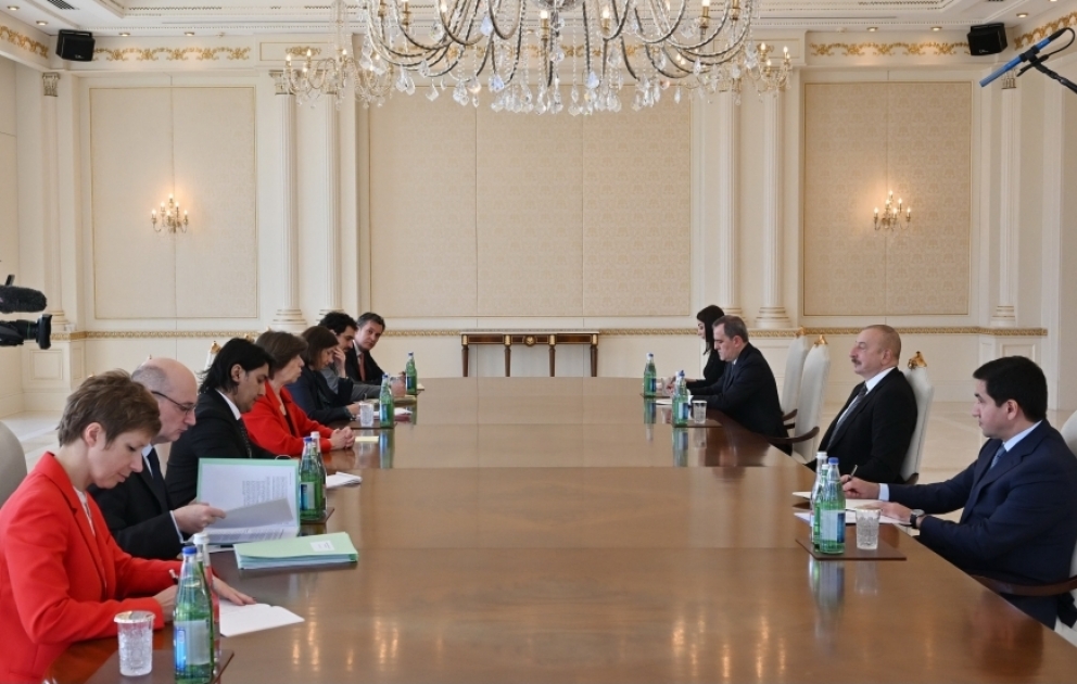 President Ilham Aliyev received Minister for Europe and Foreign Affairs of France VIDEO