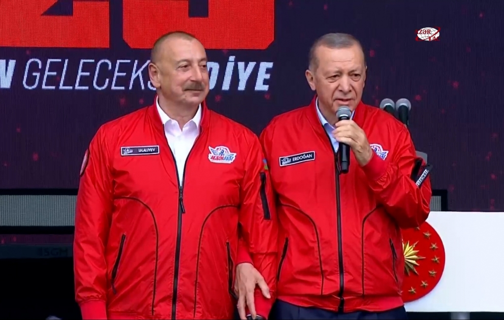 Türkiyə Prezidenti Kahramanmaraşda təməli qoyulan evlərə görə Prezident İlham Əliyevə təşəkkür edib VİDEO