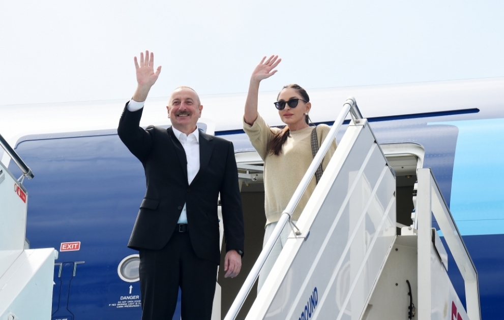 Präsident Ilham Aliyev beendet seinen Arbeitsbesuch in Istanbul VIDEO
