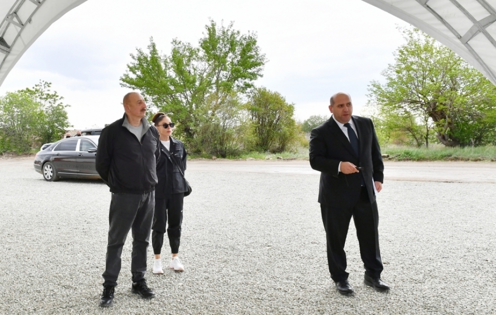 Pose de la première pierre d’un bâtiment administratif à Aghdam VIDEO