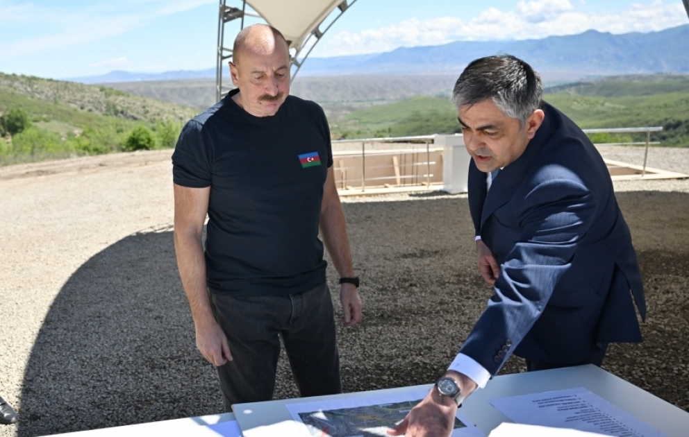 Foundation stone was laid for hotel complex in Zangilan VIDEO