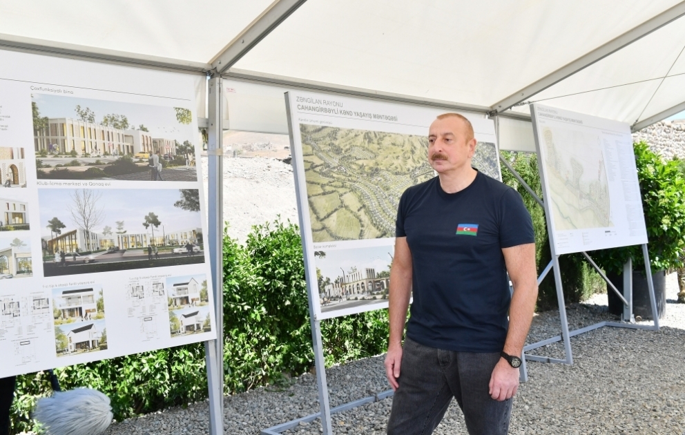 The village of Jahangirbayli broke ground in Zangilan VIDEO