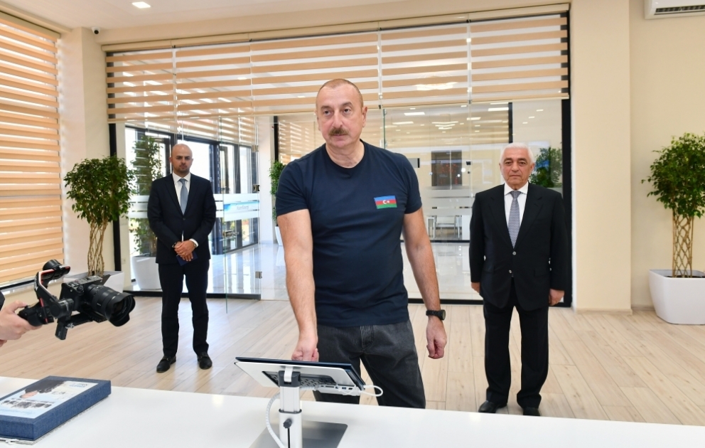Präsident Ilham Aliyev weiht 330-kV-Umspannwerk „Jabrayil“ ein VIDEO