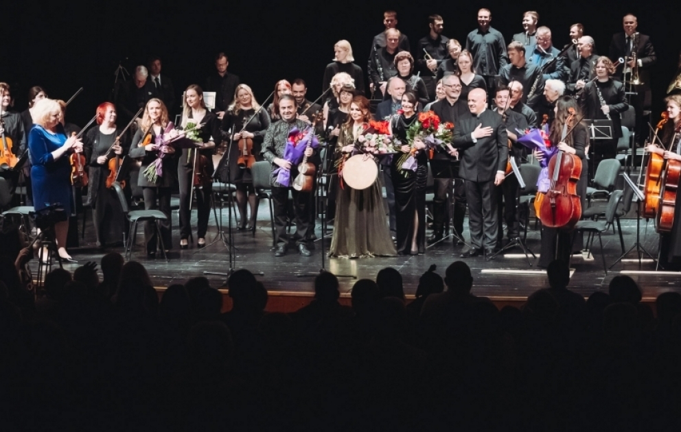 Estoniyada Ulu Öndər Heydər Əliyevin xatirəsinə həsr edilmiş konsert təşkil olunub VİDEO
