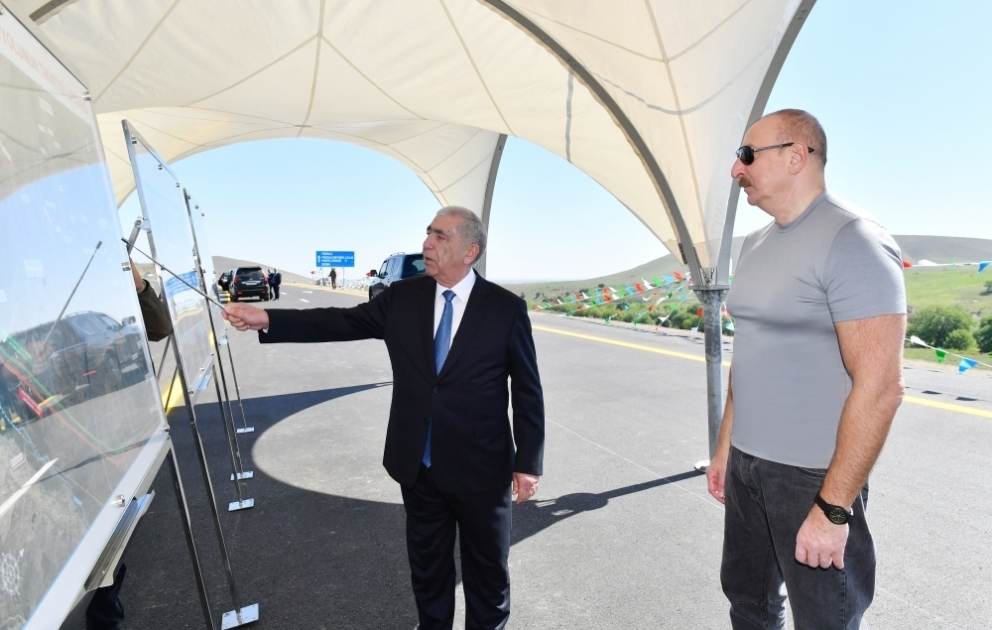 Fuzuli-Hadrut highway was inaugurated VIDEO