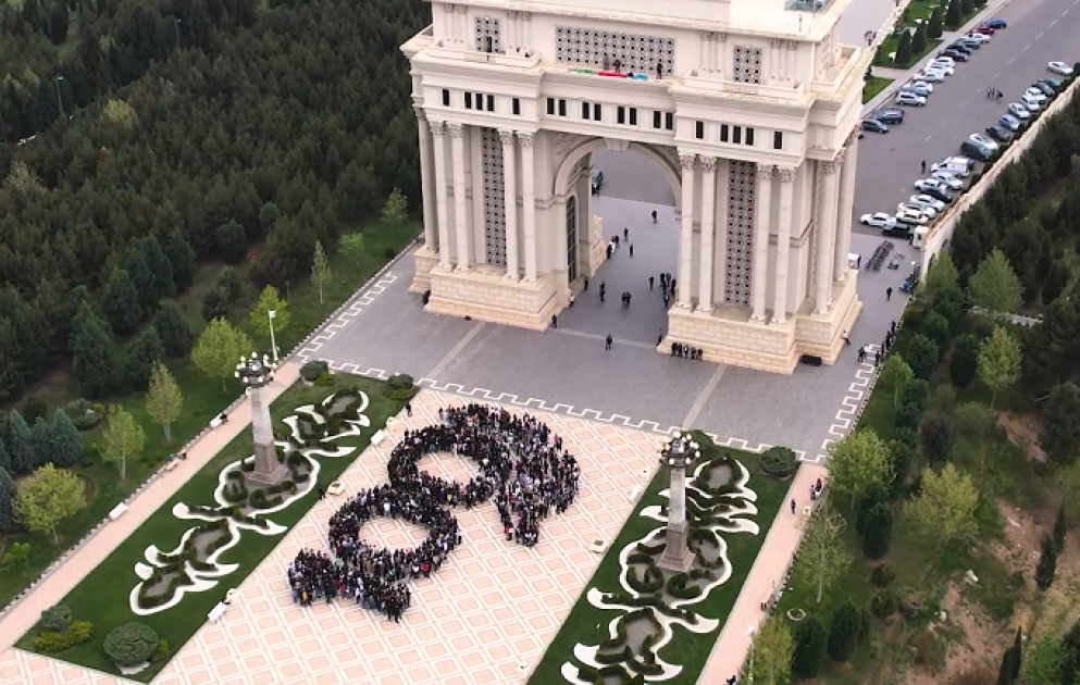 “Heydər Əliyev 100” - Gəncədə fləşmob VİDEO