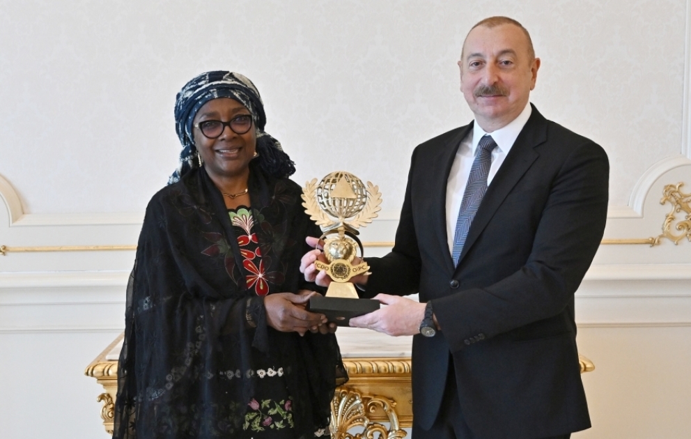 Prezident İlham Əliyev Beynəlxalq Mülki Müdafiə Təşkilatının Baş katibini qəbul edib YENİLƏNİB VİDEO