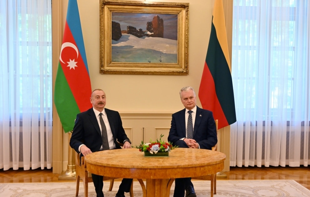Presidents of Azerbaijan and Lithuania held meeting in limited format VIDEO
