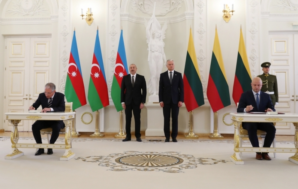 Azerbaijan, Lithuania signed documents VIDEO