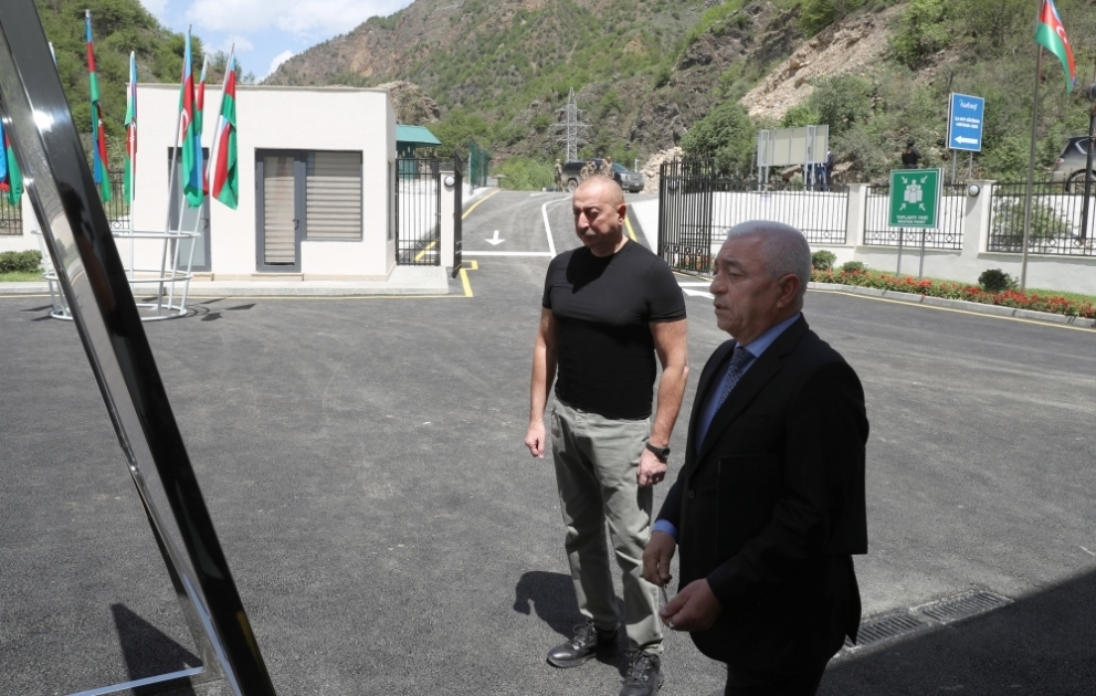 President Ilham Aliyev inaugurated “Meydan” Small Hydroelectric Power Station in Kalbajar district  VIDEO