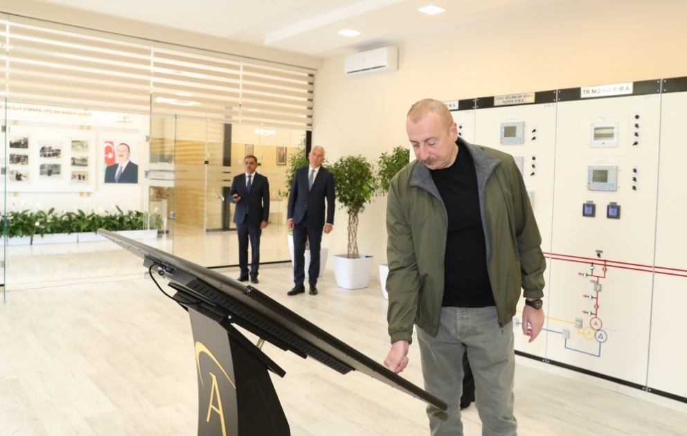 President Ilham Aliyev inaugurated “Gorchu” substation in Lachin district VIDEO