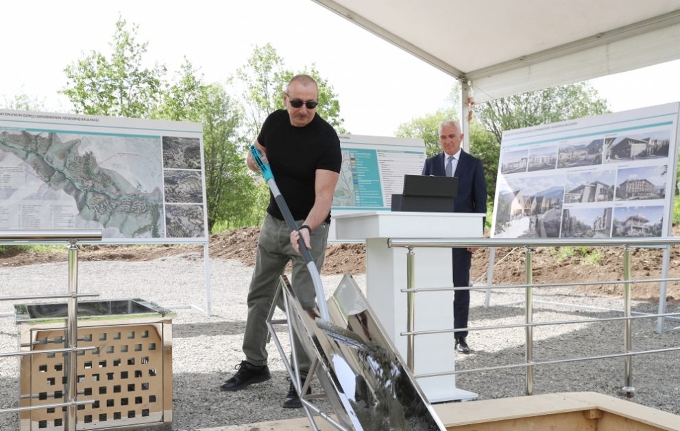 Foundation stone was laid for Gorchu settlement in Lachin VIDEO