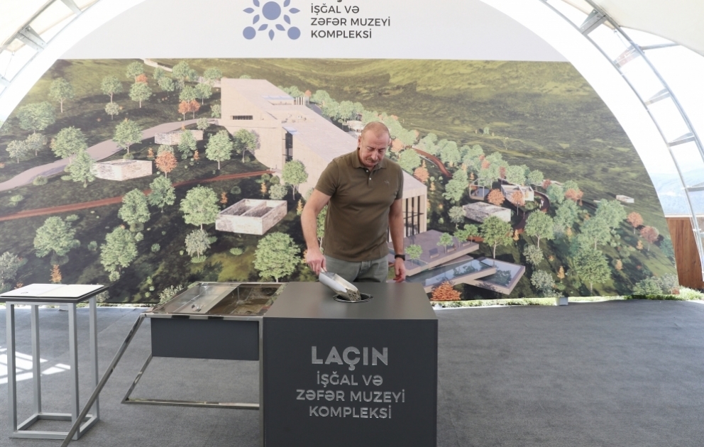 Grundstein für Museumskomplex Besatzung und Sieg“ in Latschin gelegt  VIDEO