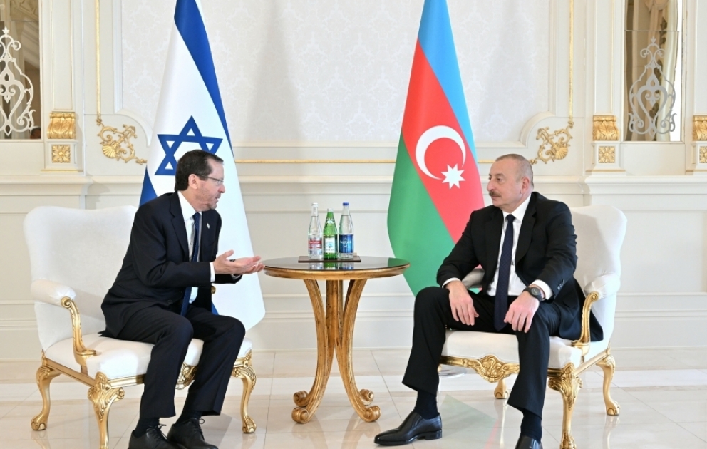 Azerbaijani and Israeli Presidents held one-on-one meeting VIDEO